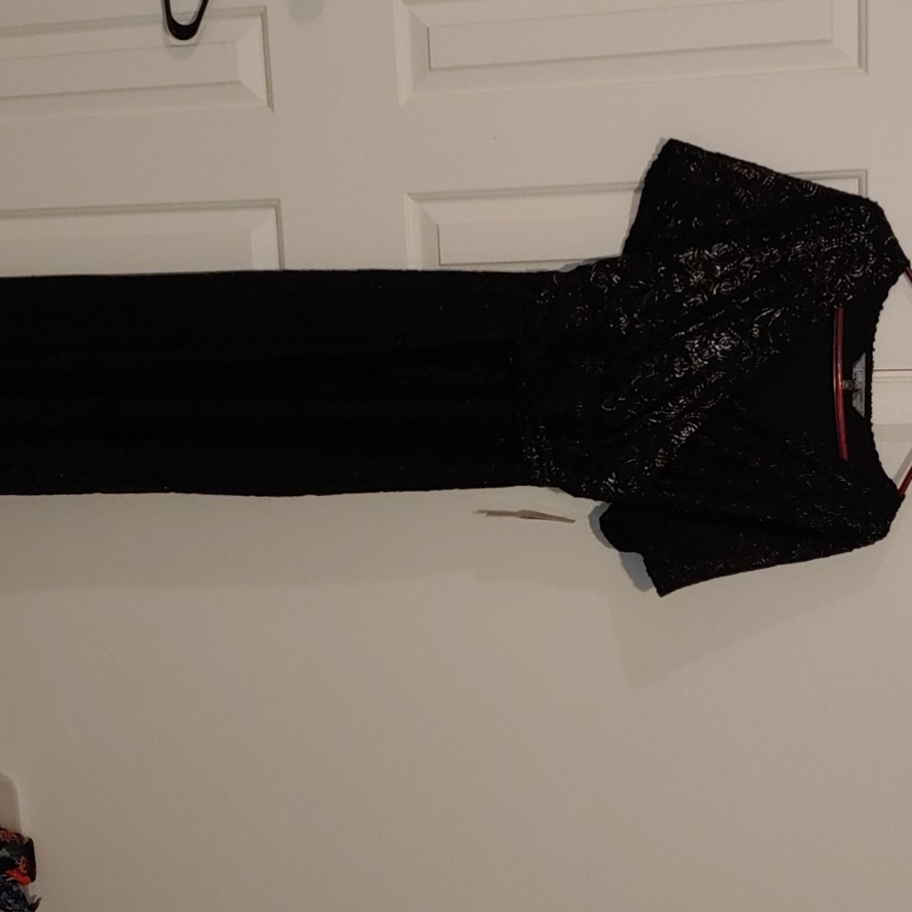 Elegant lularoe maxi faux wrap dress